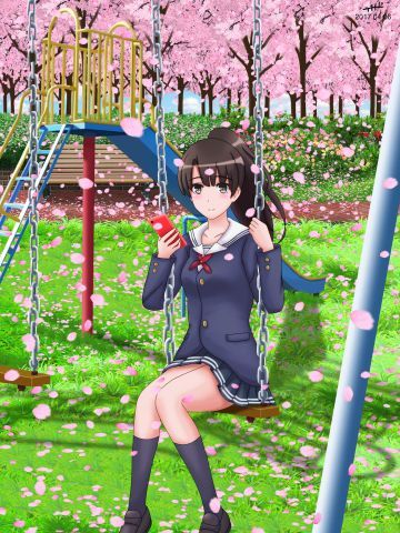 动漫樱花手机壁纸