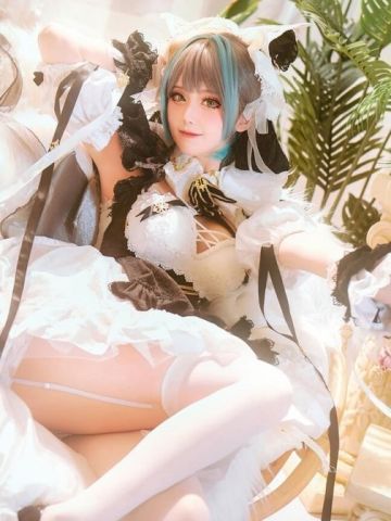 白丝系COS 萌白福利cosplay
