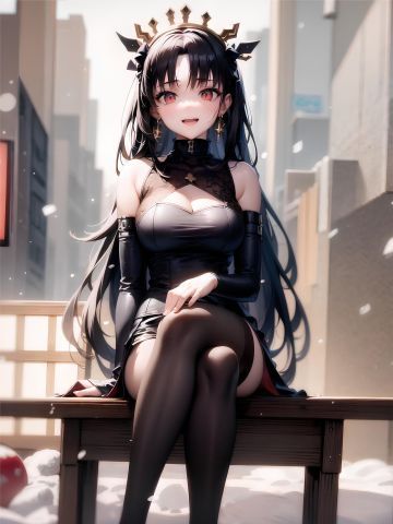 fgo弓凛伊什塔尔福利手机壁纸