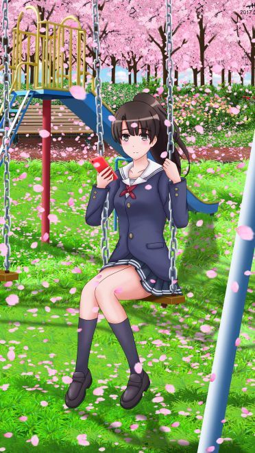 动漫樱花手机壁纸