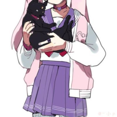 不露脸依旧是萌妹子 动漫女生头像