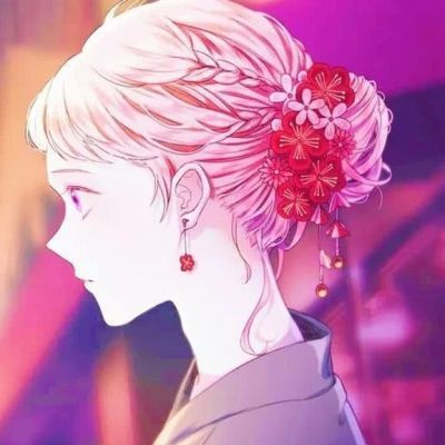 春日河床上 和风 动漫女头