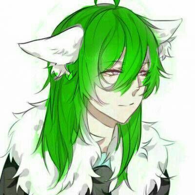 绿帽原谅色男生帅气冷酷头像