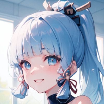 神里绫华头像 原神绫华 动漫女头