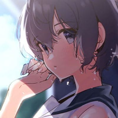 最优秀的人 其实就是你自己 二次元女生头像