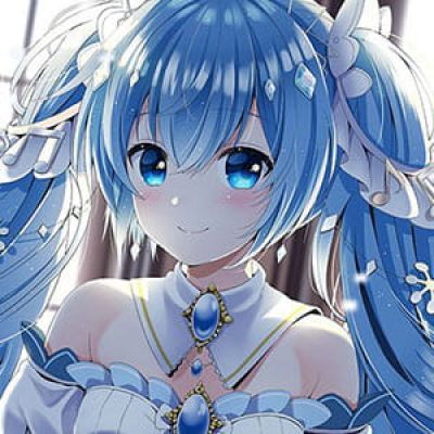 2019 雪初音 二次元动漫头像 化雪总比下雪冷 就像结束总比开始疼