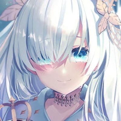 二次元动漫头像 会逞强呀 女孩子的话