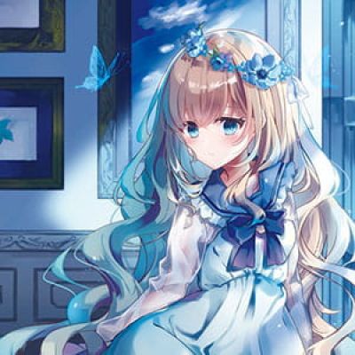 二次元动漫头像 会逞强呀 女孩子的话