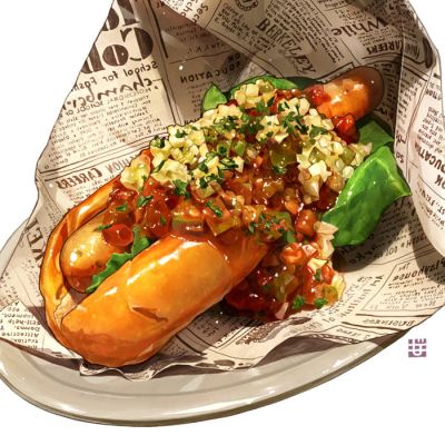 [181208]沉迷美食的日更女生头像(1)