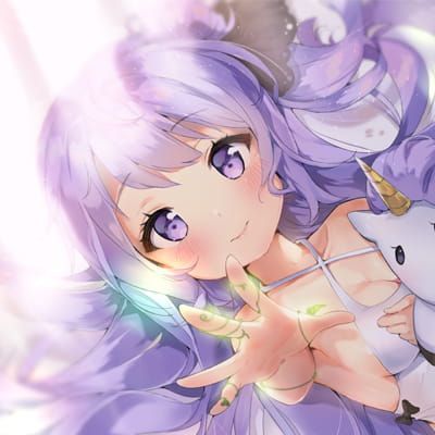 二次元动漫头像 人间太吵了来我心里吧