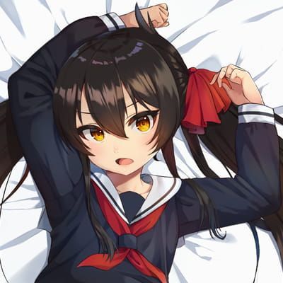 二次元动漫头像 相信并等候着你的到达