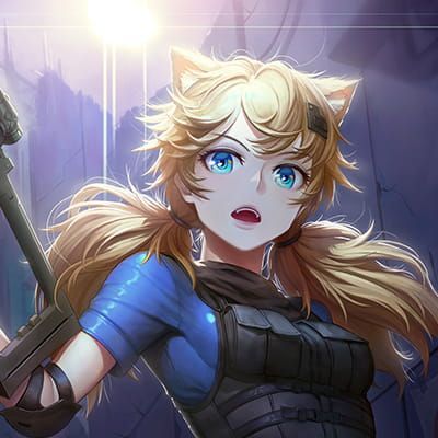 二次元动漫头像 相信并等候着你的到达