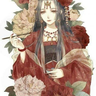 风华是一指流砂  二次元古风女头