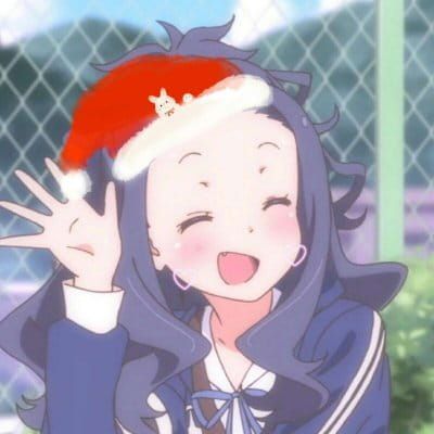圣诞节只剩下我一个了 动漫头像女生