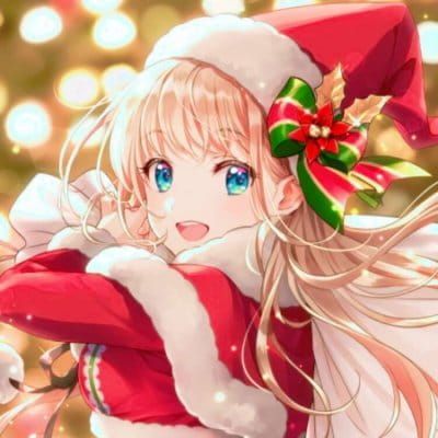 圣诞节只剩下我一个了 动漫头像女生