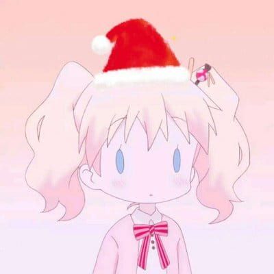 圣诞节只剩下我一个了 动漫头像女生