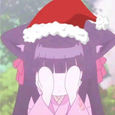 圣诞节只剩下我一个了 动漫头像女生