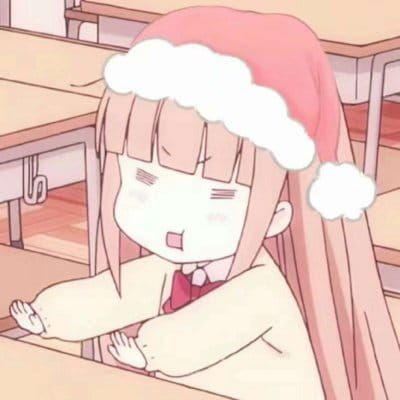 圣诞节只剩下我一个了 动漫头像女生