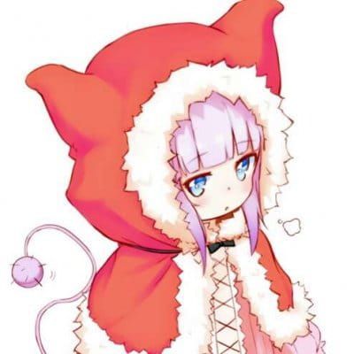 圣诞节只剩下我一个了 动漫头像女生