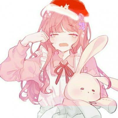 圣诞节只剩下我一个了 动漫头像女生