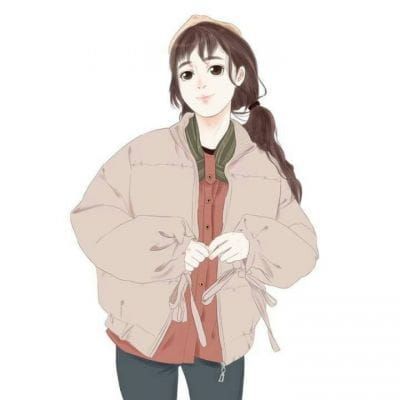 冬天看起来暖暖的女生头像
