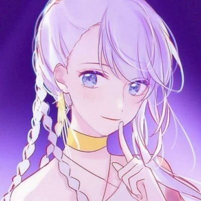 粉紫色的诱惑 女生动漫头像