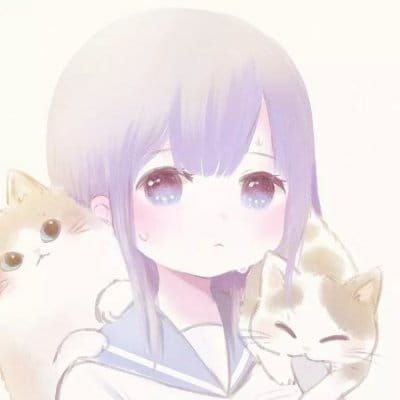 粉紫色的诱惑 女生动漫头像