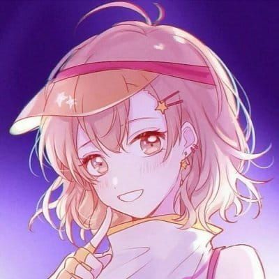粉紫色的诱惑 女生动漫头像