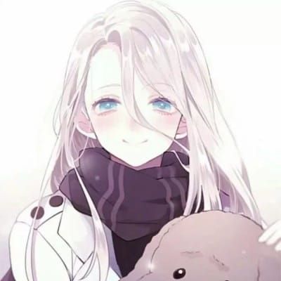 冬日围巾 二次元女头