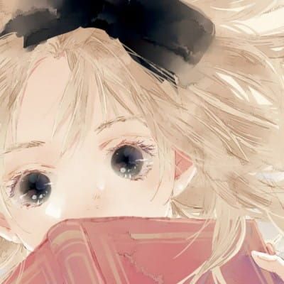 冬日围巾 二次元女头