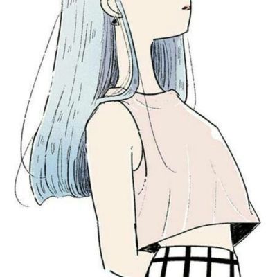 不露脸依旧是萌妹子 动漫女生头像