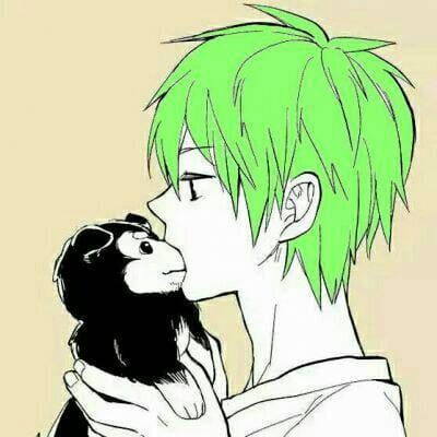 绿帽原谅色男生帅气冷酷头像