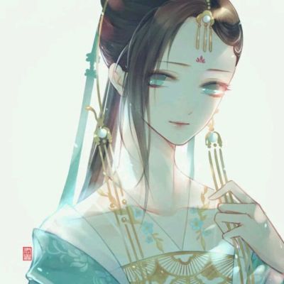 山有木兮木有枝古风动漫女生头像第一弹