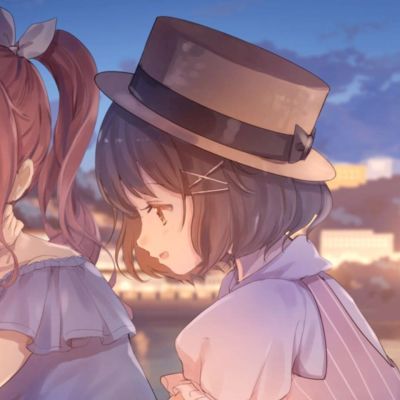 闺蜜头像 百合动漫女头