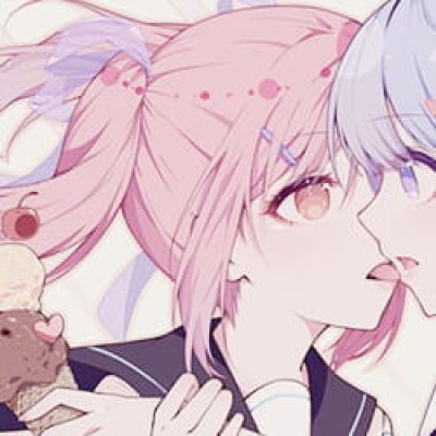 闺蜜头像 百合动漫女头