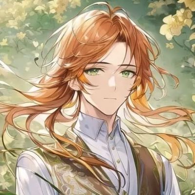 动漫长发男生头像