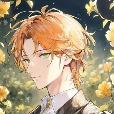 动漫长发男生头像