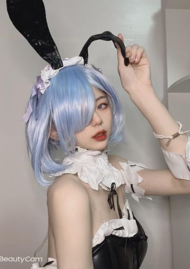 蕾姆兔女郎cosplay