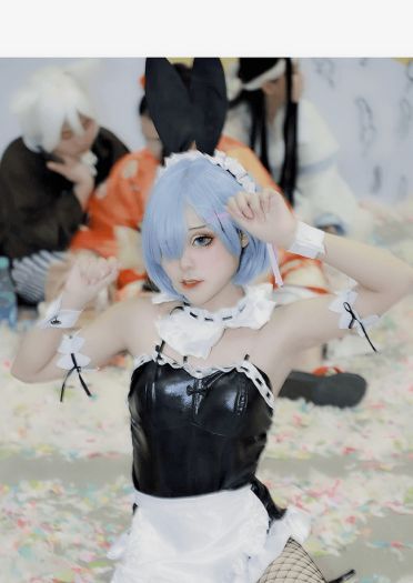 蕾姆兔女郎cosplay