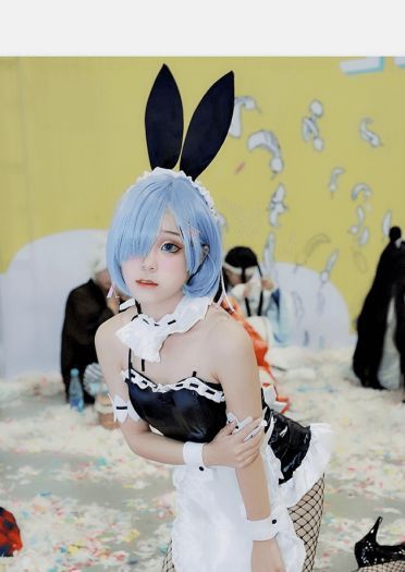 蕾姆兔女郎cosplay