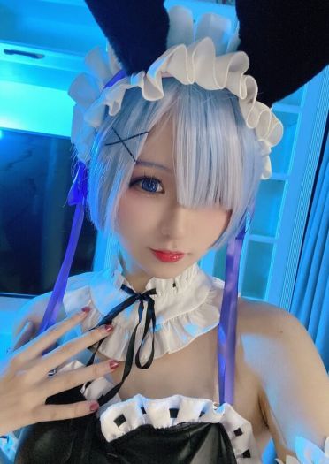 蕾姆兔女郎cosplay