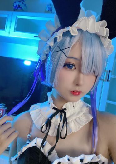 蕾姆兔女郎cosplay