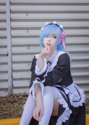 蕾姆兔女郎cosplay