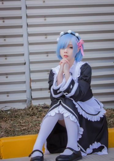 蕾姆兔女郎cosplay