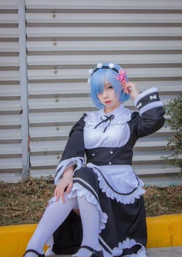 蕾姆兔女郎cosplay