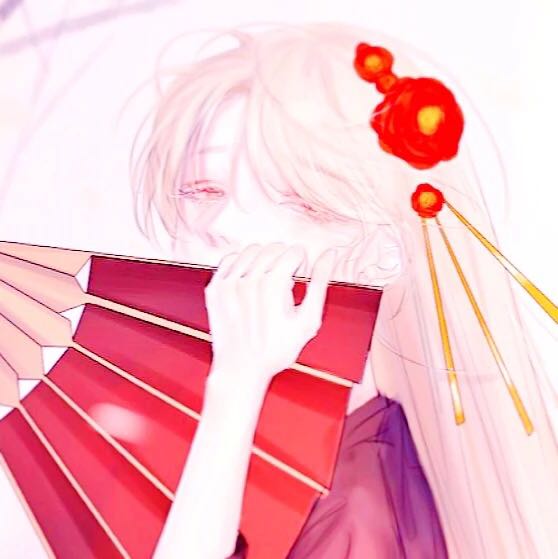 春日河床上 和风 动漫女头