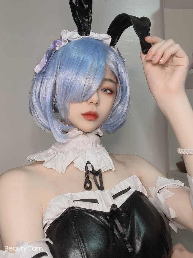 蕾姆兔女郎cosplay