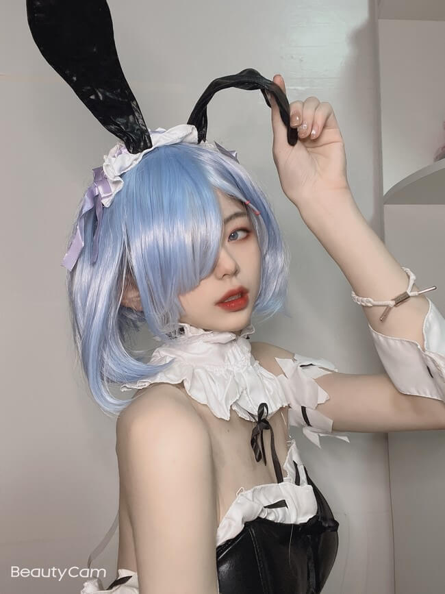 蕾姆兔女郎cosplay