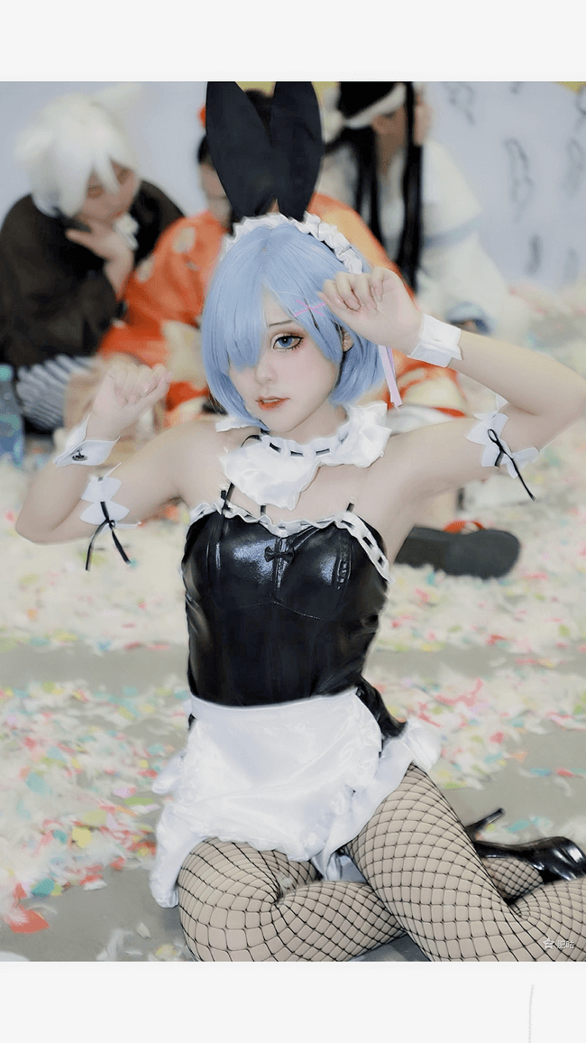 蕾姆兔女郎cosplay