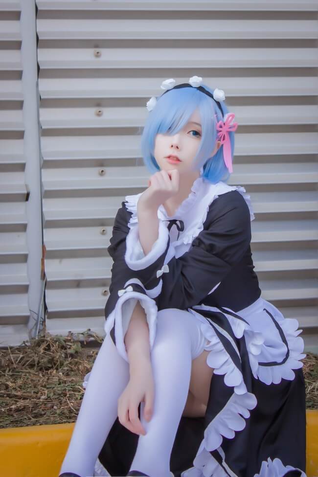 蕾姆兔女郎cosplay